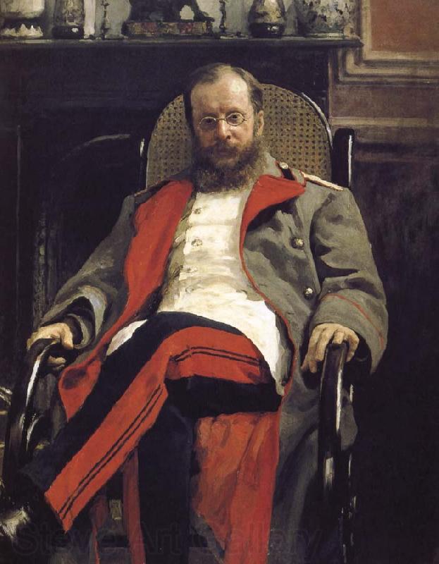 Ilia Efimovich Repin Portrait of a man sitting